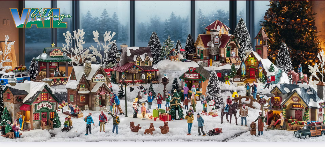 🎄 Create Your Winter Wonderland: Charming Christmas Ski Village ❄️